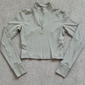 Women’s Lululemon Cropped Long-Sleeve Quarter Zip